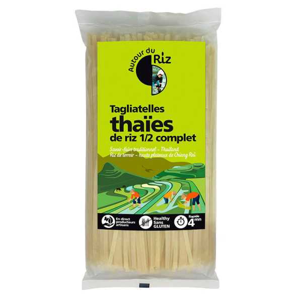Tagliatelles thaies riz 1/2 complet